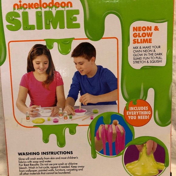 BOREDOM BUSTER!!! Nickelodeon Neon Glow Slime - Picture 4 of 4